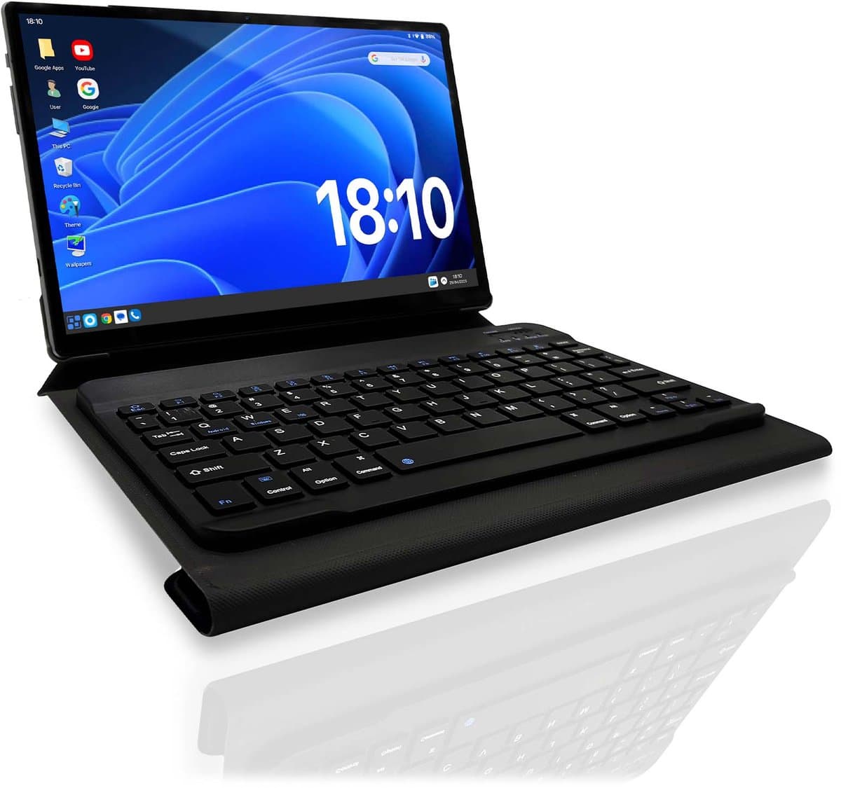 SwayTosh Tab D2 PRO Met Keyboard Case - Tablet – 4+3GB RAM – 64+128GB Opslag – Octa Core Processor – 4G – Desktop Mode - Android 14 – WiFi – 10 inch — afbeelding 1