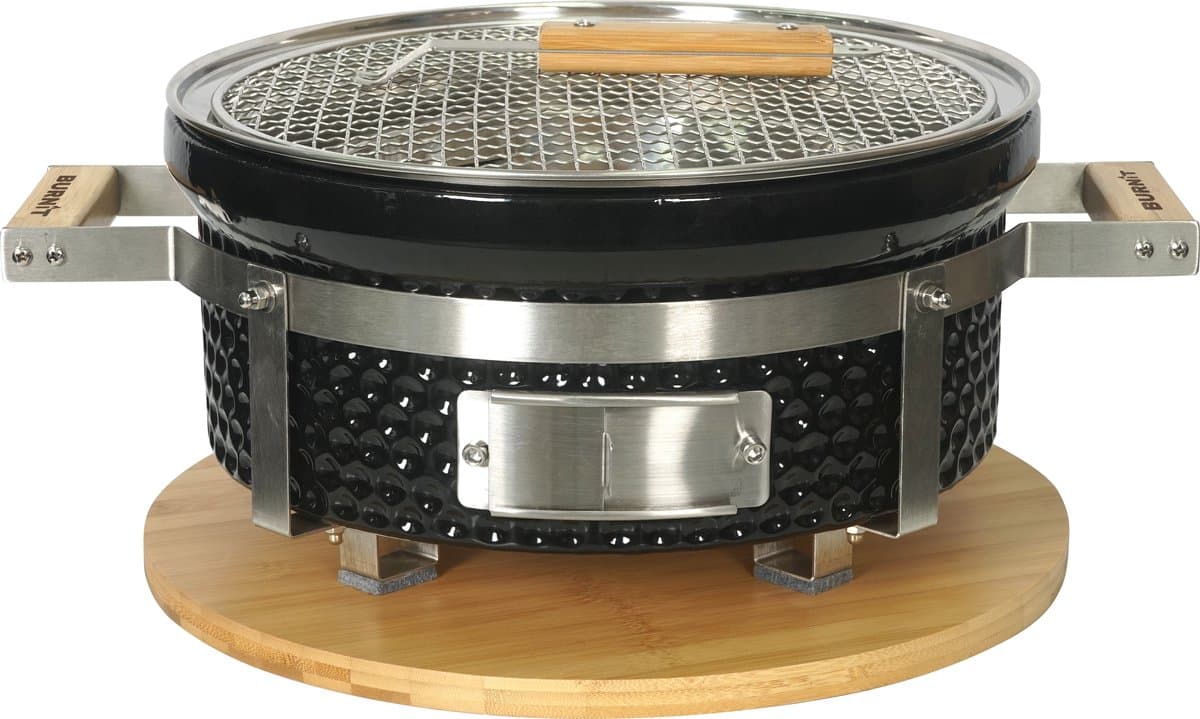 Burnit Hibachi Grill Rond - BBQ - Ronde Shichirin - Teppanyaki - Hibachi - Tafel Grill - ø 30cm — afbeelding 1