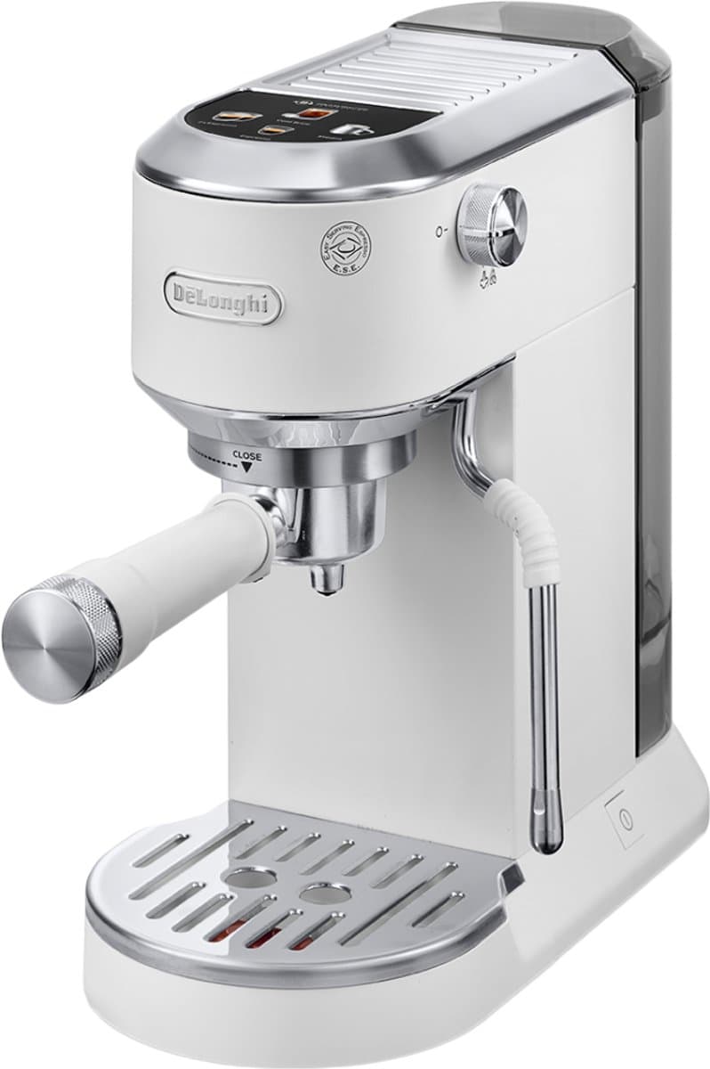 DeLonghi Dedica Duo EC890.WI Espresso Coffee Machine - White — afbeelding 1