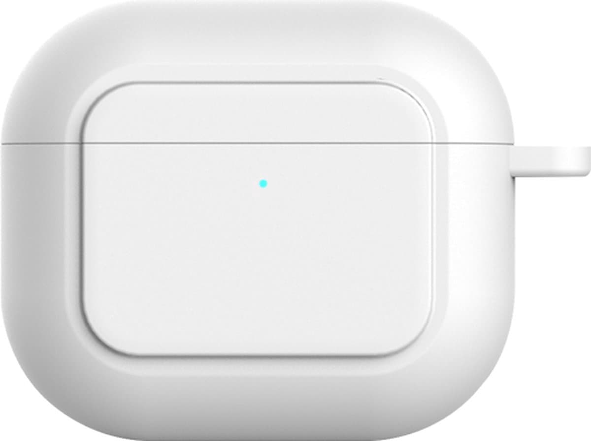 New Age Devi - Beschermhoes geschikt voor Apple Airpods 3 - Wit - Siliconen-case — afbeelding 1