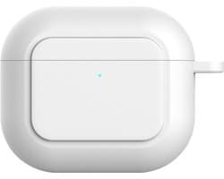New Age Devi - Beschermhoes geschikt voor Apple Airpods 3 - Wit - Siliconen-case
