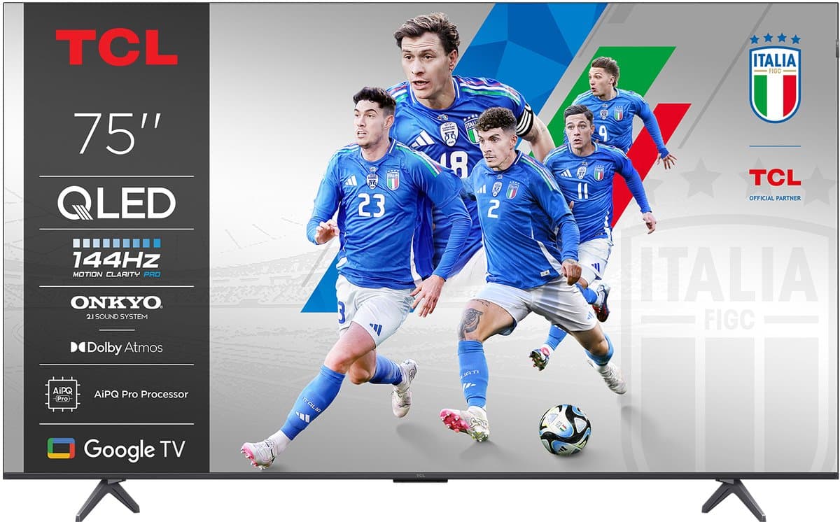 TCL 75P8K - 75 inch - 4K QLED - 2025 - Smart TV — afbeelding 1