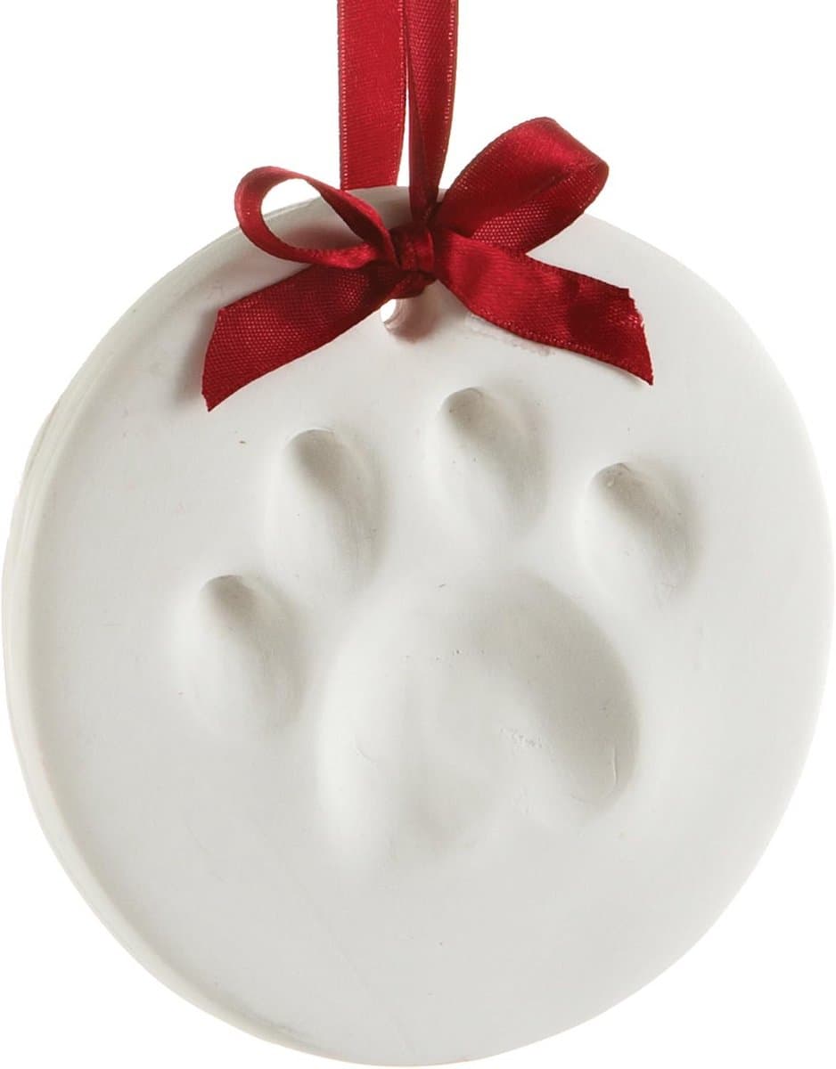 Pootafdruk Ornament voor Honden en Katten - Perfecte DIY Keepsake voor Huisdierliefhebbers — afbeelding 1