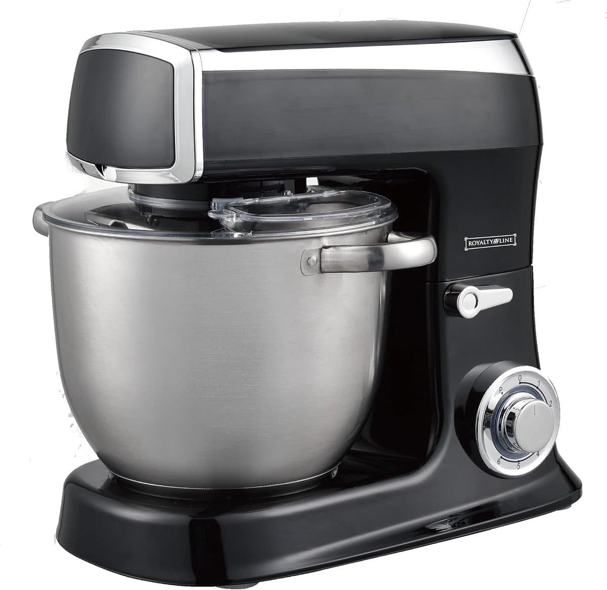 Krachtige Keukenmachine 2100W met 7.5L RVS Kom en Diverse Accessoires Zwart — afbeelding 1