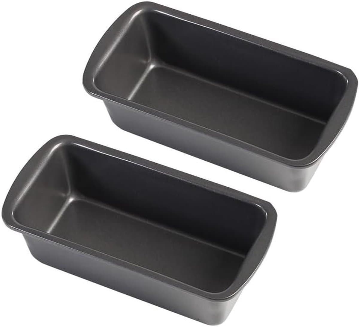 Cosensi - Kleine Broodvorm Set van 2 stuks - Roestvrijstalen, Antiaanbaklaag - Voor Oven en Airfryer - 19 x 9 x 6 cm - Geschikt voor Ninja AF300UK AF400UK — afbeelding 1