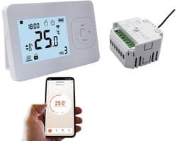 Slimme Thermostaat met WIFI Ontvanger voor Temperatuurbeheer en Energiebesparing