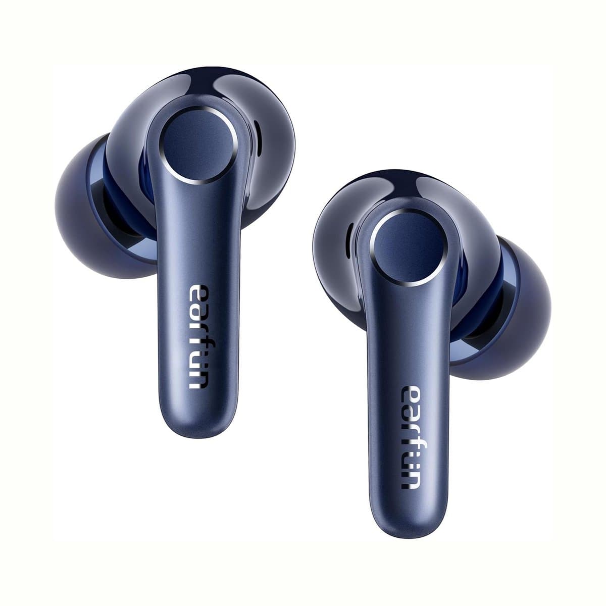 EarFun AirPods Pro 4 - Air Pro 4 - Blue - Oplaadcase met snellader - USB-C - Instelbare Noise Cancelling - 6 microfoons - cVc 9.0-technologie - 52 uur gebruikstijd met case - Pauzeert automatisch muziek bij uitdoen - Blauw — afbeelding 1