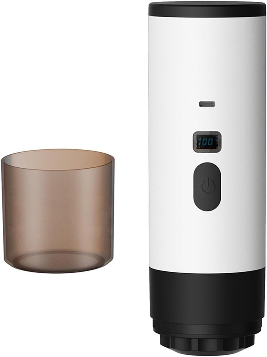 12 V elektrische draagbare expressomachine - Volledig automatische expressomachine - geschikt voor gemalen koffie en NS capsules — afbeelding 1