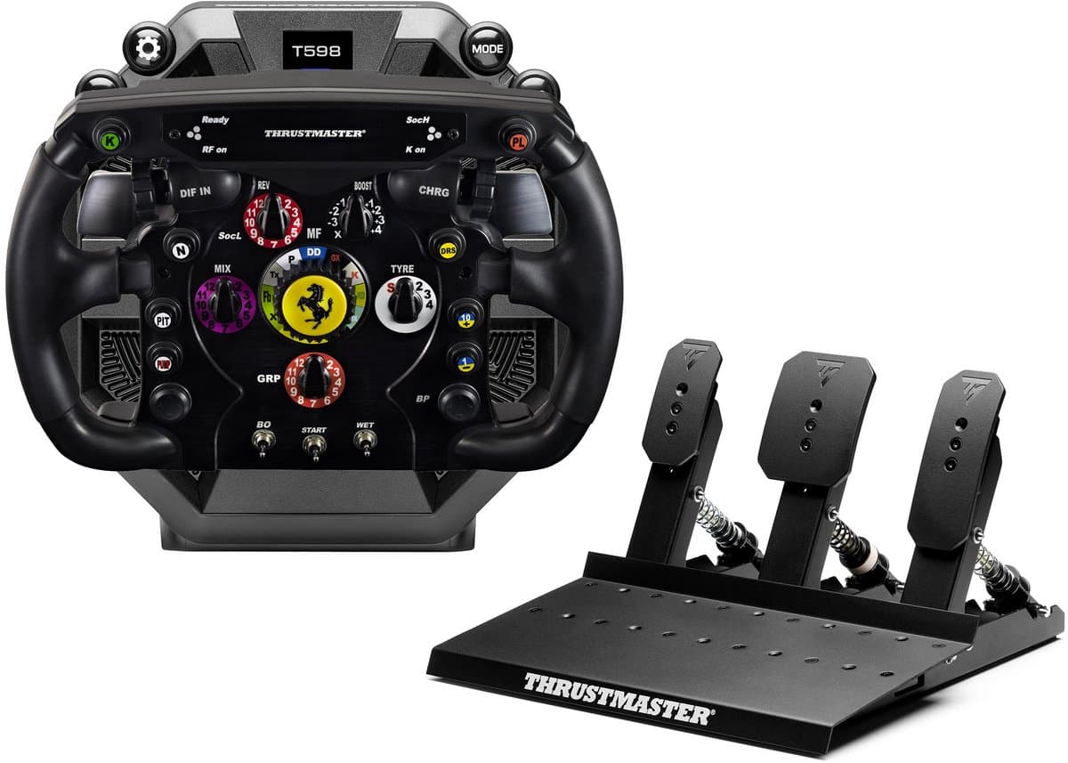 Thrustmaster F1 Direct drive Kit – T598 Servo Base + F1 Wheel Add-On + Raceline Pedals III – PS5 -PS4 - PC — afbeelding 1