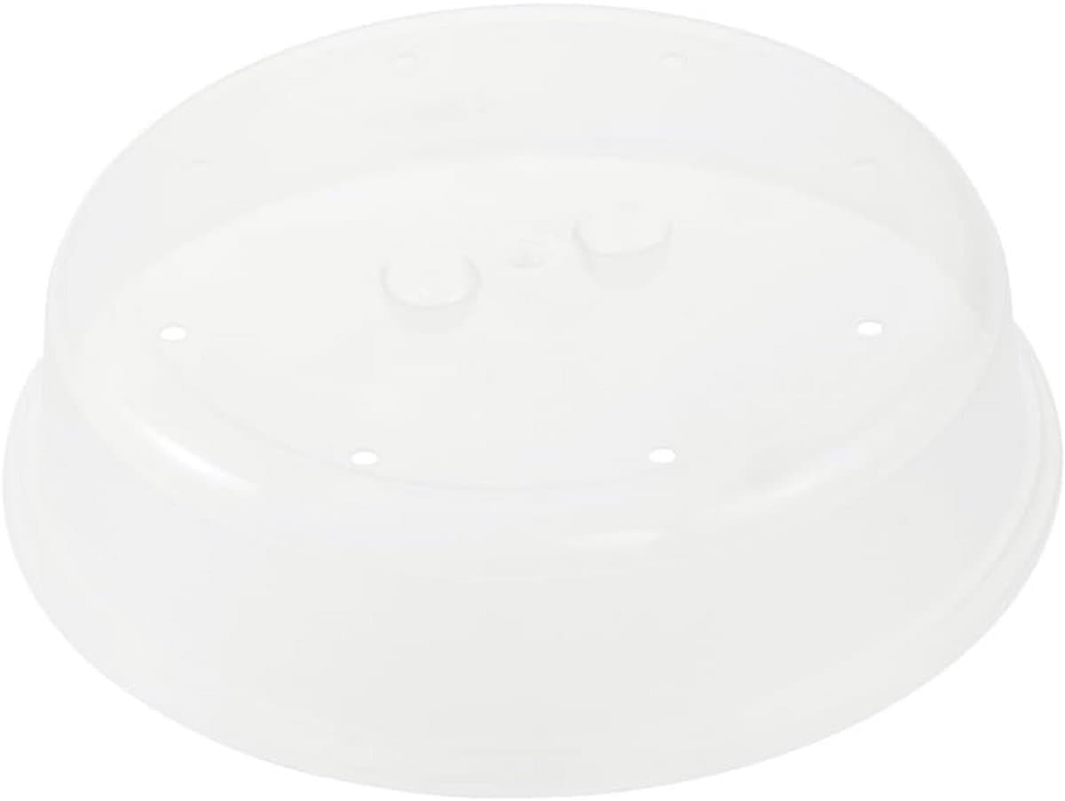 Microwave Deksel 26.5 cm - Transparant - Kunststof - Vaatwasserbestendig — afbeelding 1