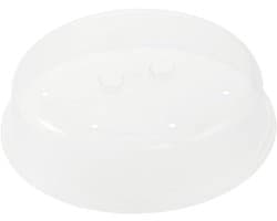 Microwave Deksel 26.5 cm - Transparant - Kunststof - Vaatwasserbestendig