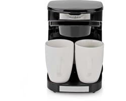 Nedis Kacm140Ebk Koffiezetapparaat Maximale Capaciteit: 0.25 L Aantal Kopjes Tegelijk: 2 Warmhoudfunctie Zwart