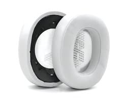 Somstyle Oorkussens Geschikt Voor JBL Live 650BT NC / 660 NC - 2 Stuks - Zacht Schuim - Eiwitleer - Wit