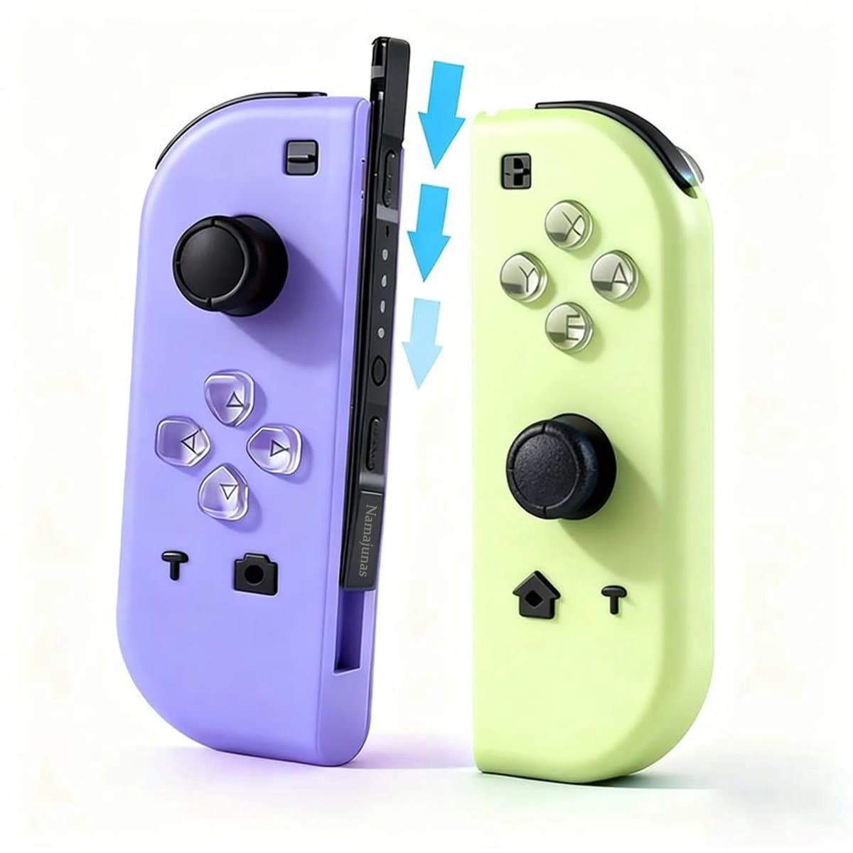 Namajunas - Draadloze Controller geschikt voor Nintendo Switch/OLED/LITE - Gamepad - Geschikt voor Switch Joy-Con Controller paar - 6-assige gyroscoop - Ondersteuning voor ontwaken/screenshot & Turbo - Niet geschikt voor Nintendo Switch 2 — afbeelding 1