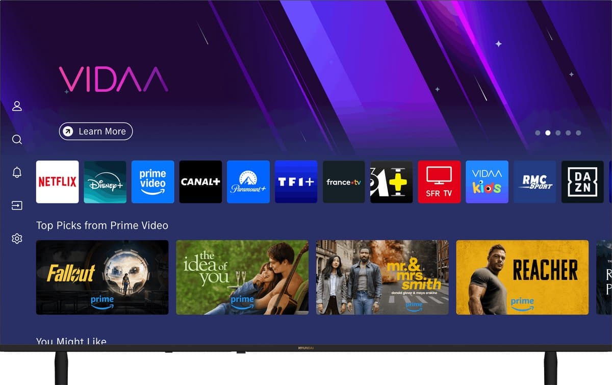 Hyundai - Smart TV - 40 inch - Randloos Design - 2 x HDMI - 2 x USB - Wifi - Full HD - Tripple Tuner - 2026 - Netflix Youtube Amazon Prime — afbeelding 1