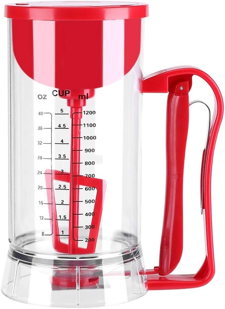ACEP Elektrische Deegdispenser met Deksel en Weegschaal - 1200ML - Blender- Staafmixer - Alles in 1 - Keukenmachines - Keukenmixer — afbeelding 1