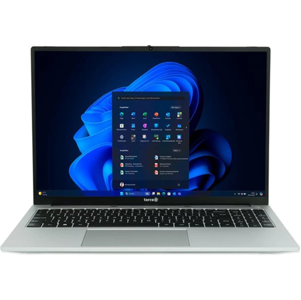 Terra Mobile 1610A 16" FullHD laptop - AMD Ryzen 7-7730U - 16GB RAM - 512GB M.2 SSD - Windows 11 Pro — afbeelding 1