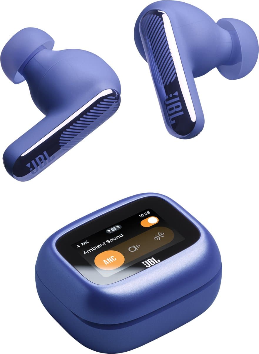 JBL Live Beam 4 Draadloze oordopjes met Noise Cancelling en Smart Case (2026) Blauw — afbeelding 1