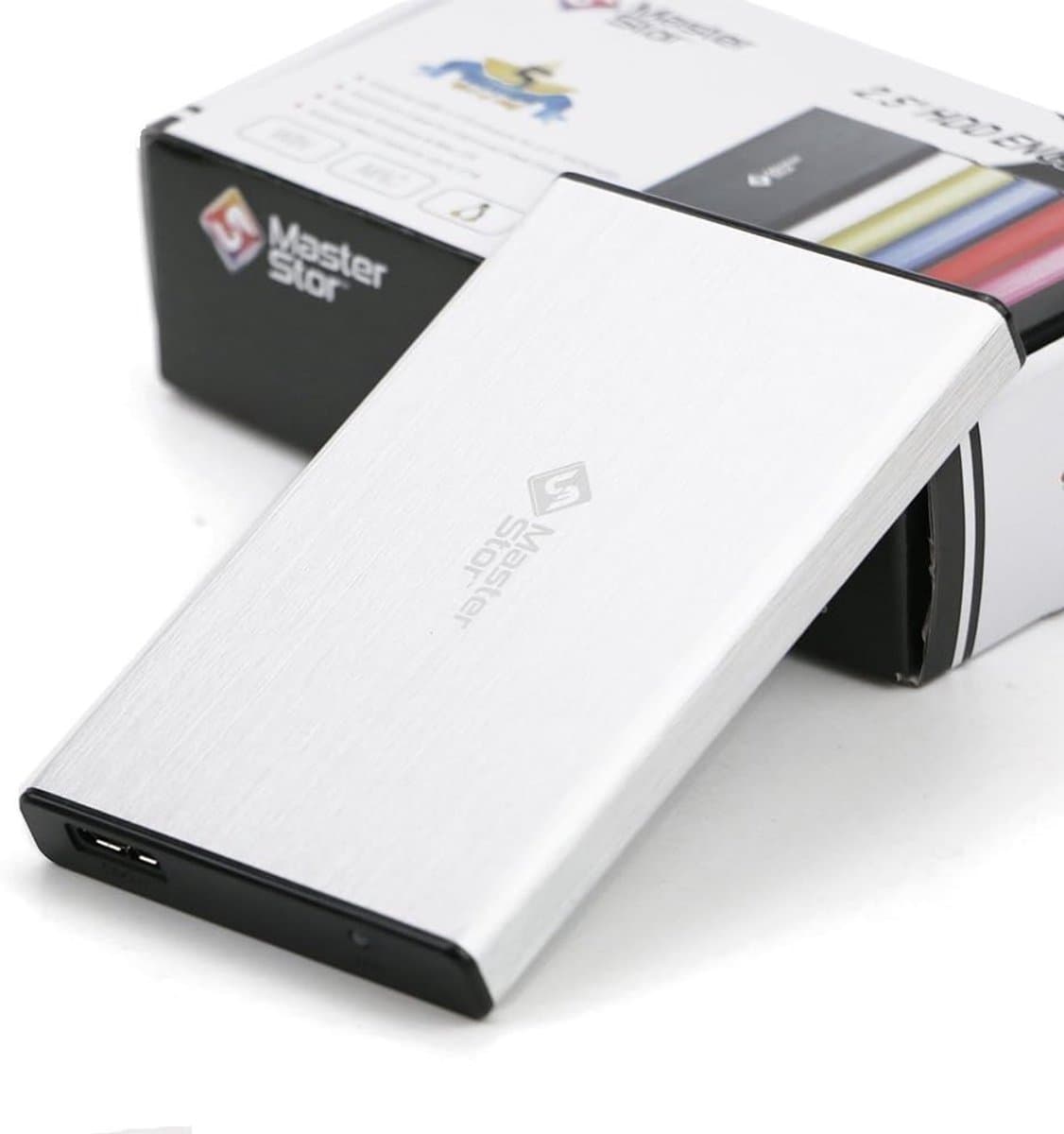 Externe Harde Schijf - Draagbare Opslag - Bestanden Overzetten - Snelle USB 3.0 - 25 Inch - Zilver — afbeelding 1