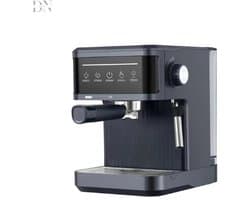 Deniva - Koffiezetapparaat – Espressomachine 20 Bar – Halfautomatisch – Met Melkopschuimer – 1,8L Watertank – Cappuccino – Zwart