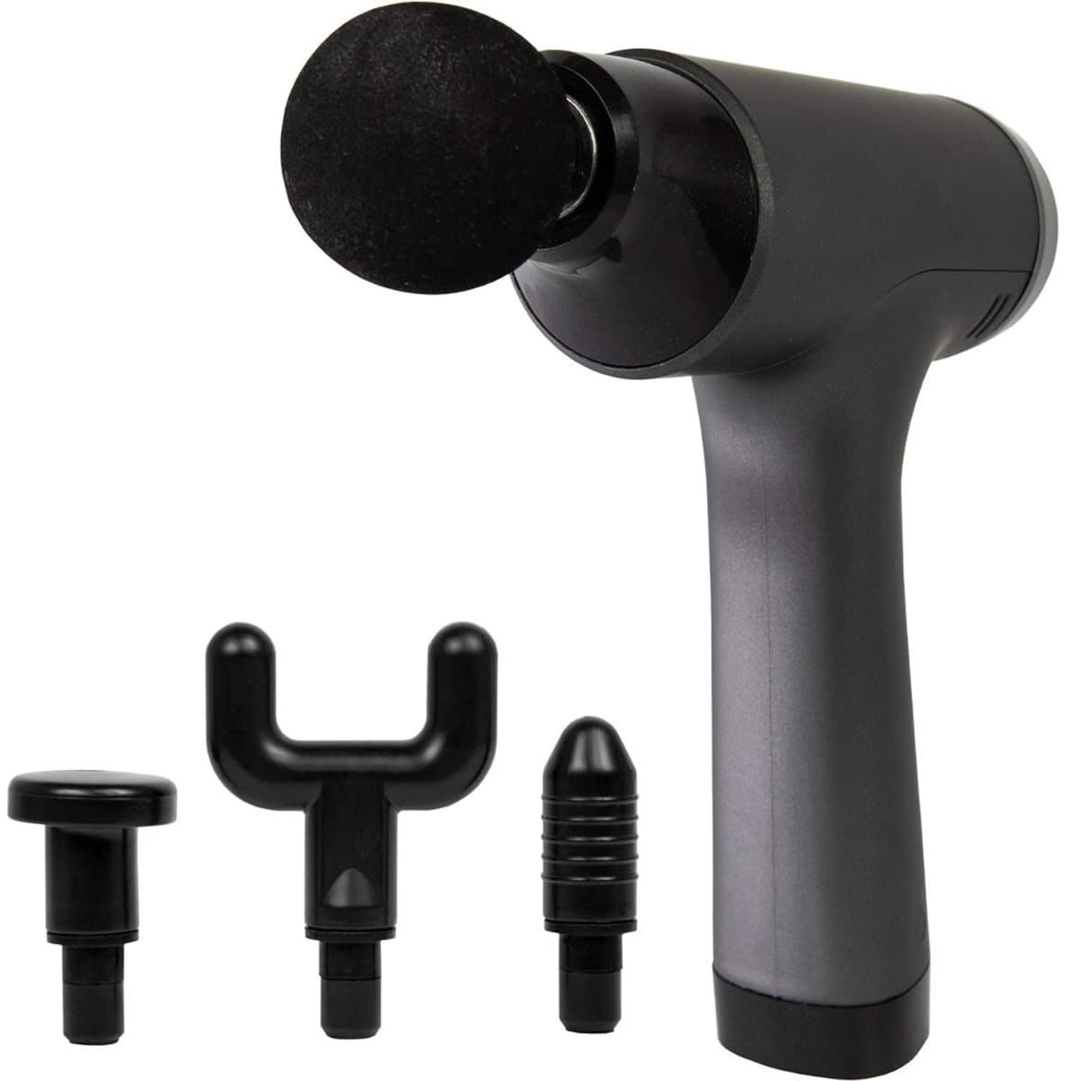 FlexVer® Massage Gun - Pistool - Theragun - 4 Opzetstukken - Zwart — afbeelding 1