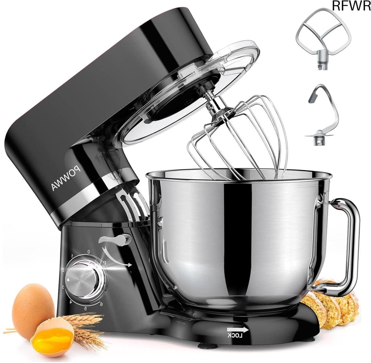 RFWR® Keukenmachine 6,2 L - Mengmachine en Kneedmachine met 1500 W en 6 + 1 Snelheden — afbeelding 1