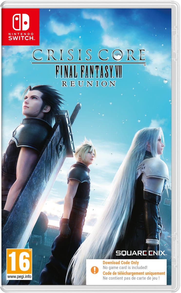 CRISIS CORE: Final Fantasy VII REUNION - Switch - Code in box — afbeelding 1