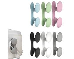 6x Kabel organiser - Kabelhouder - Kabelhaspels - Winder Snoer Clip - Kabel Draad Clips - Snoer Houder - Kabel Houder Clips - Kabelhaspel Apparaten - kabelgeleiding - Zelfklevend - Voor USB Kabels, Draden, Mixers, Koffiemachines, Air Fryers