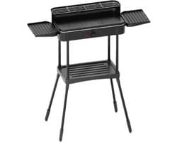 Relaxwonen Elektrische Barbecue - Grilloppervlak (LxB) 40x38 cm - Inclusief onderstel - Zwart