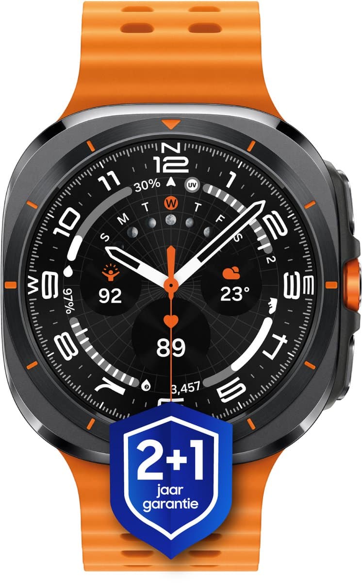 Samsung Galaxy Watch Ultra (2025) - Smartwatch - 47mm - E-simkaart - Titanium Gray + 1 jaar extra garantie — afbeelding 1