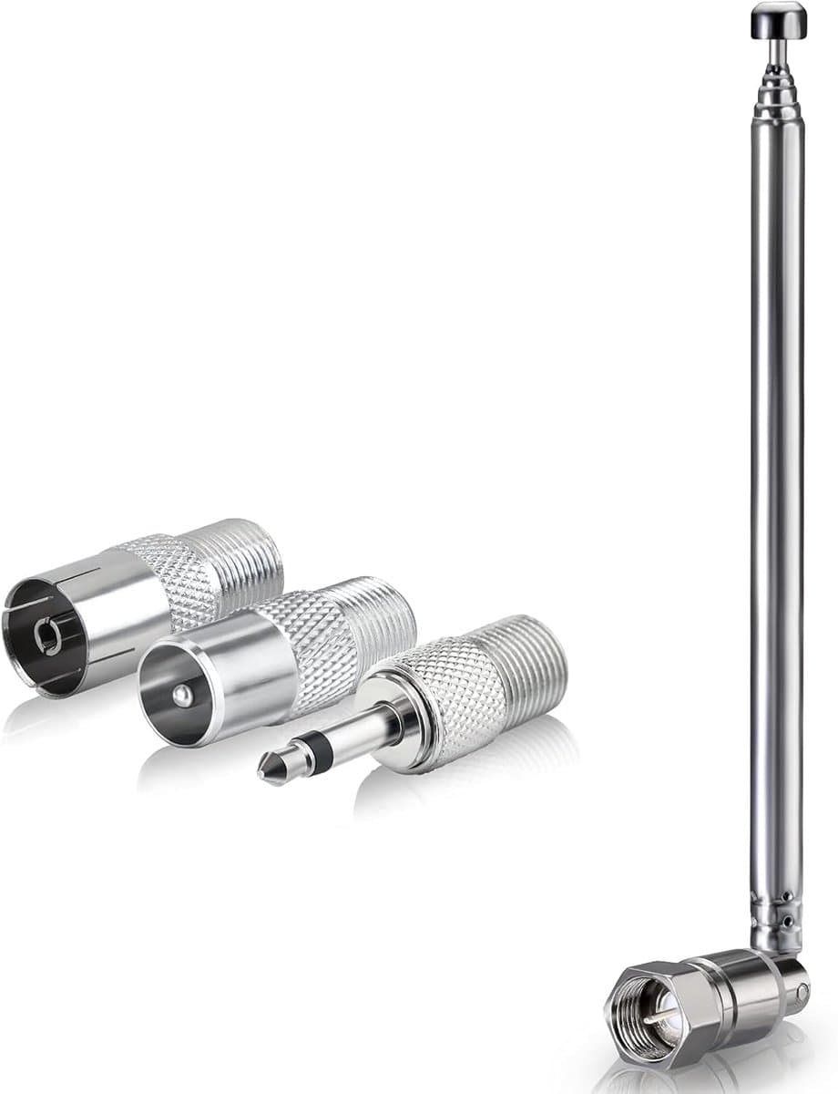 75 Ohm HiFi draagbare telescopische FM-antenne voor binnen voor Bluetooth-stereo-ontvangermuzieksysteem — afbeelding 1
