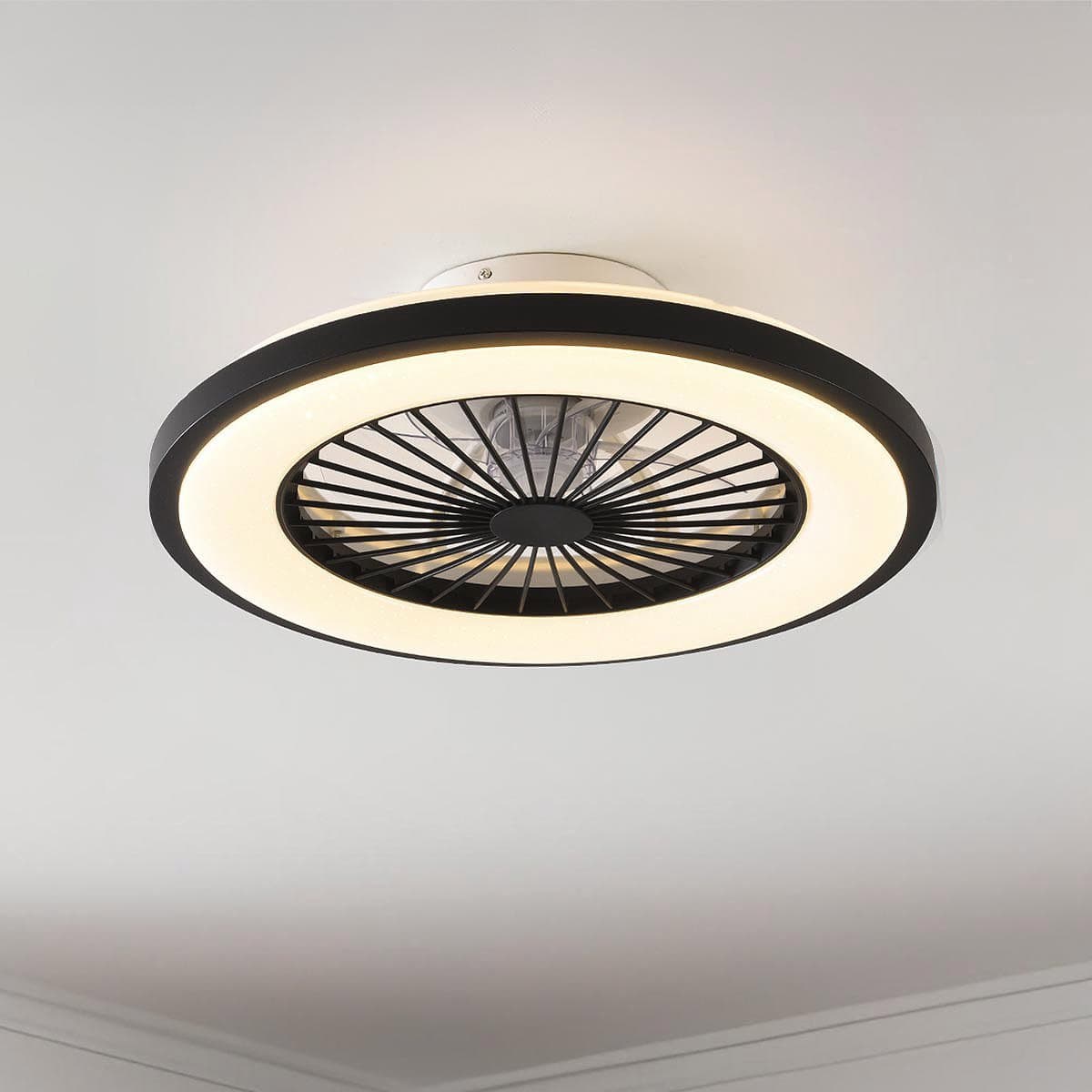 Plafondventilator Starry met aanpasbare kleurtemperatuur en stereffect — afbeelding 1