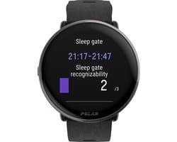 Polar Ignite 3 Titanium - Fitness Smartwatch & GPS Activity Tracker - Siliconen Zwart - S-L