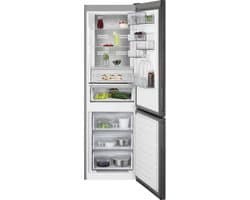 AEG RCB732E5MB koel-vriescombinatie Vrijstaand 331 l E Zwart — afbeelding 1