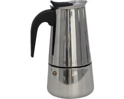 Gerimport Cafetière 2,3 Liter 20 X 12 Cm Staal Zilver