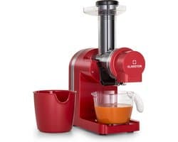 Klarstein Bella Elegance Sappers 200 W, Sapcentrifuge met 400 ml, BPA-vrij, antislip standvoet, max. continue bedrijfstijd: ca. 20 minuten, eenvoudige reiniging, rood