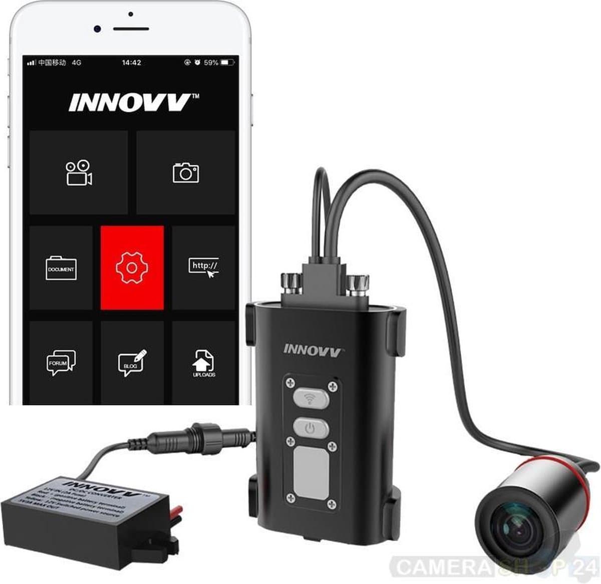 INNOVV C5 - Motor Dashcam - Full HD - App - G-sensor - DVR Opname-Unit - IP68 Waterproof Rating - Motor Camera - Ingebouwde Microfoon — afbeelding 1