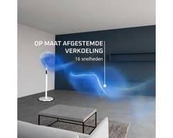Krachtige en Stille Vloer Ventilator met Efficiënte Motor, Energiebesparend