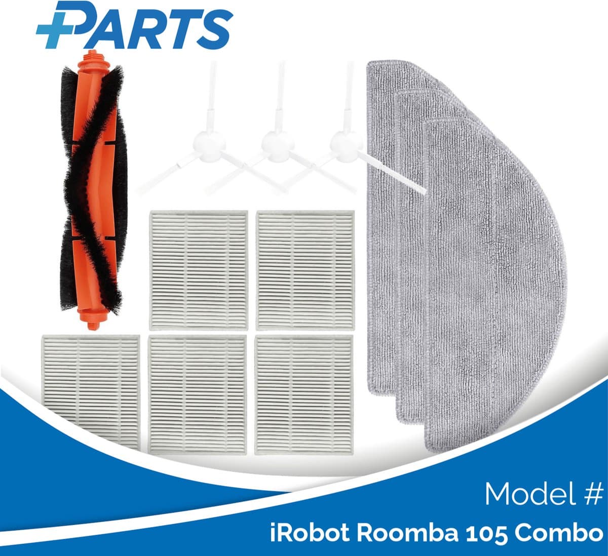 iRobot Roomba 105 Combo Onderhoudsset (Plus.Parts® alternatief voor 4837325) — afbeelding 1
