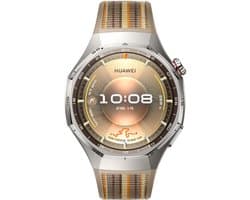 Huawei WATCH GT 6 Pro 46mm Bruin | 21 dagen batterijduur – Nauwkeurige GPS & hartslagmeting – Innovatieve professionele fiets-tracking – Saffierglas & titanium behuizing – ECG – Compatibel met iOS & Android