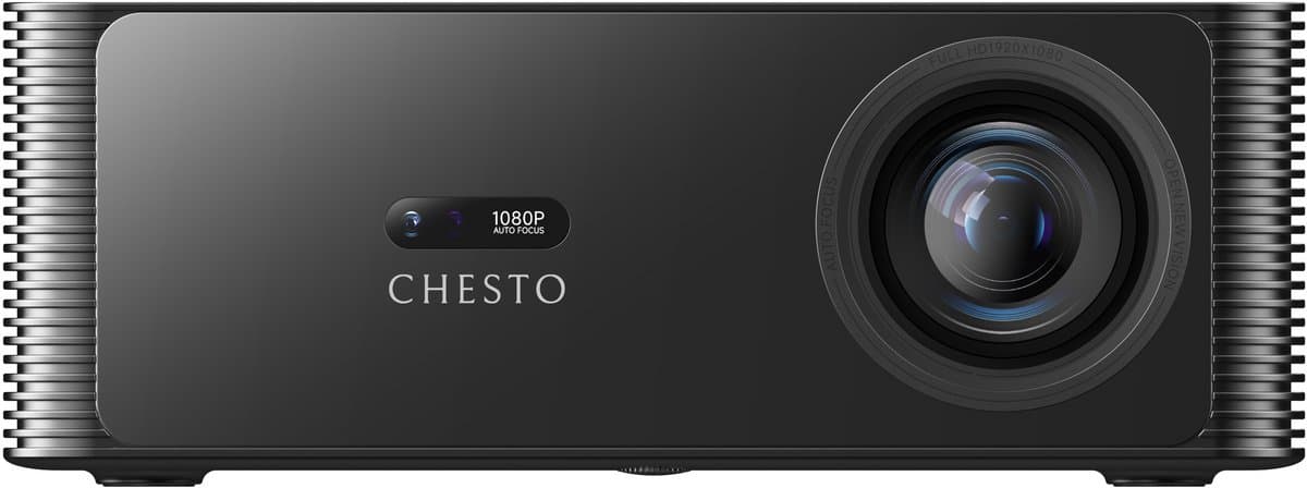 Chesto Google TV Full HD Beamer – 20.000 Lumen - 4K Ondersteuning - Autofocus - Streamen vanaf je telefoon met wifi — afbeelding 1