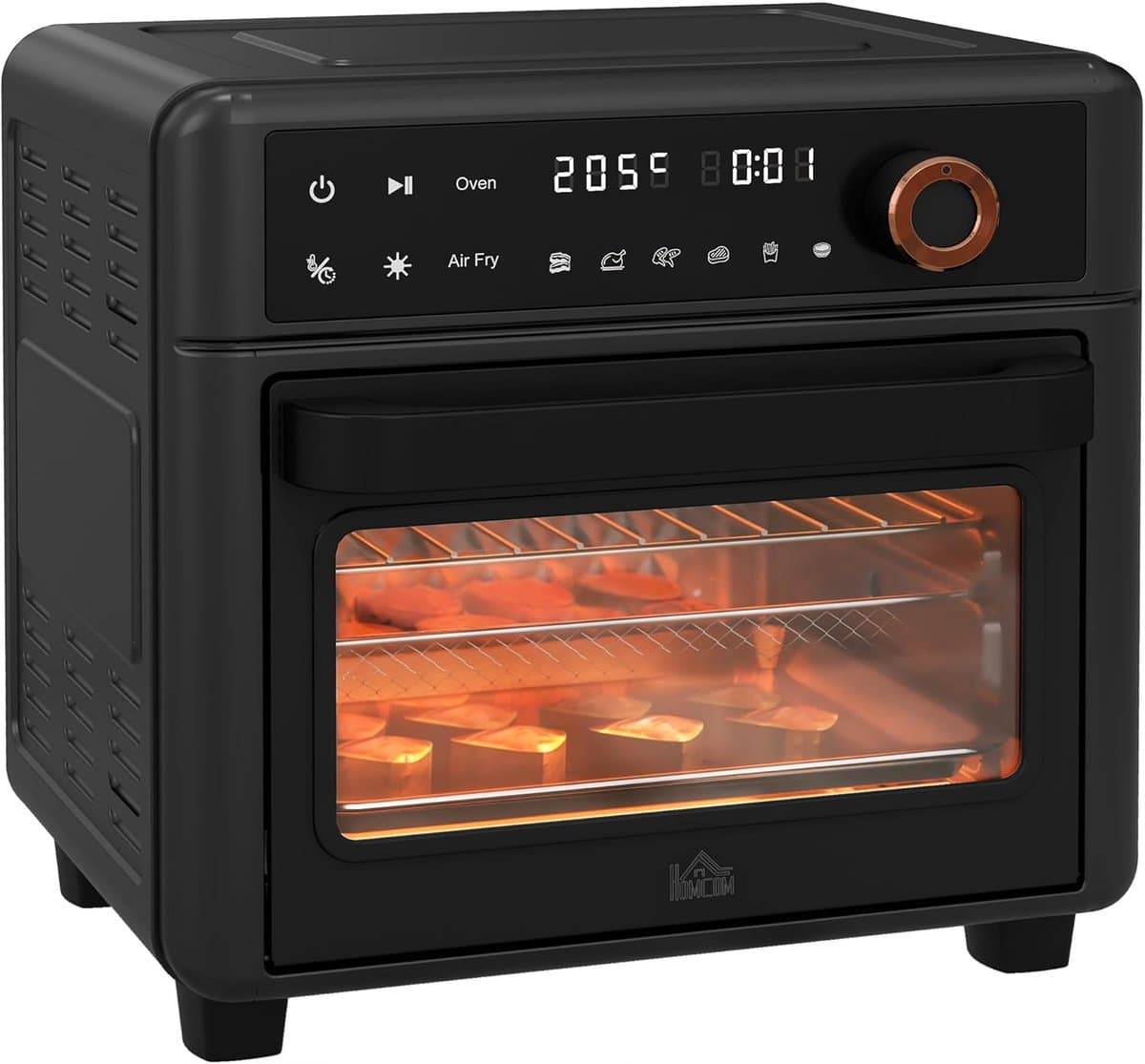 Mini-oven met convectie en heteluchtfriteuse, 13 l, 12 programma's, 1200 W — afbeelding 1