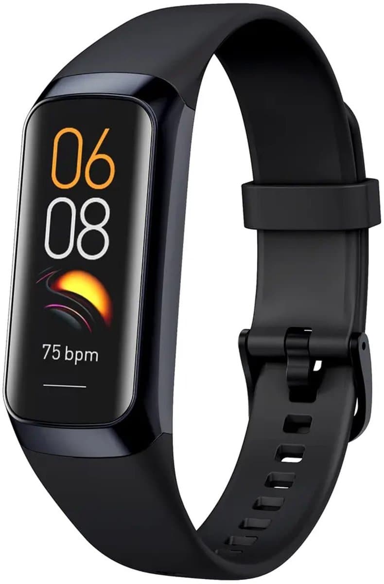 J&D supplies Stappenteller - Zwart - Temperatuurmeter - Activity Tracker - Hartslagmeter - Bloeddrukmeter - Smartwatch - Horloge - Heren - Dames — afbeelding 1
