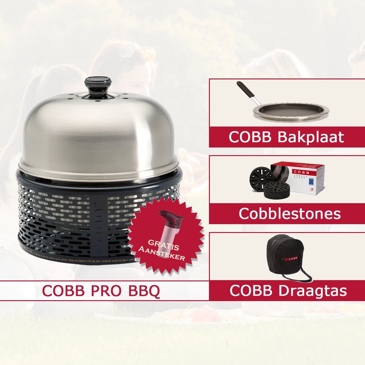 COBB Pro Voordeelpakket | Bakplaat + Cobblestones — afbeelding 1