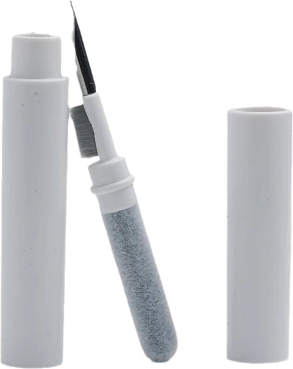 Airpods Schoonmaakset - 3 in 1 Pen - Schoonmaakkit - Oordopjes Reinigen Schoonmaken - Airpods Reiniging set - Desinfecteren - Wit — afbeelding 1