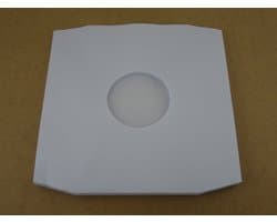 100 LP BINNENHOEZEN DELUXE WIT PAPIER + ANTISTATISCHE BESCHERMING (90gr papier, TOP KWALITEIT) - hoezen lp's, inner sleeves, binnenhoes met plastic folie, maxi's, maxi-single, vinyl platen, 12", 12 inch