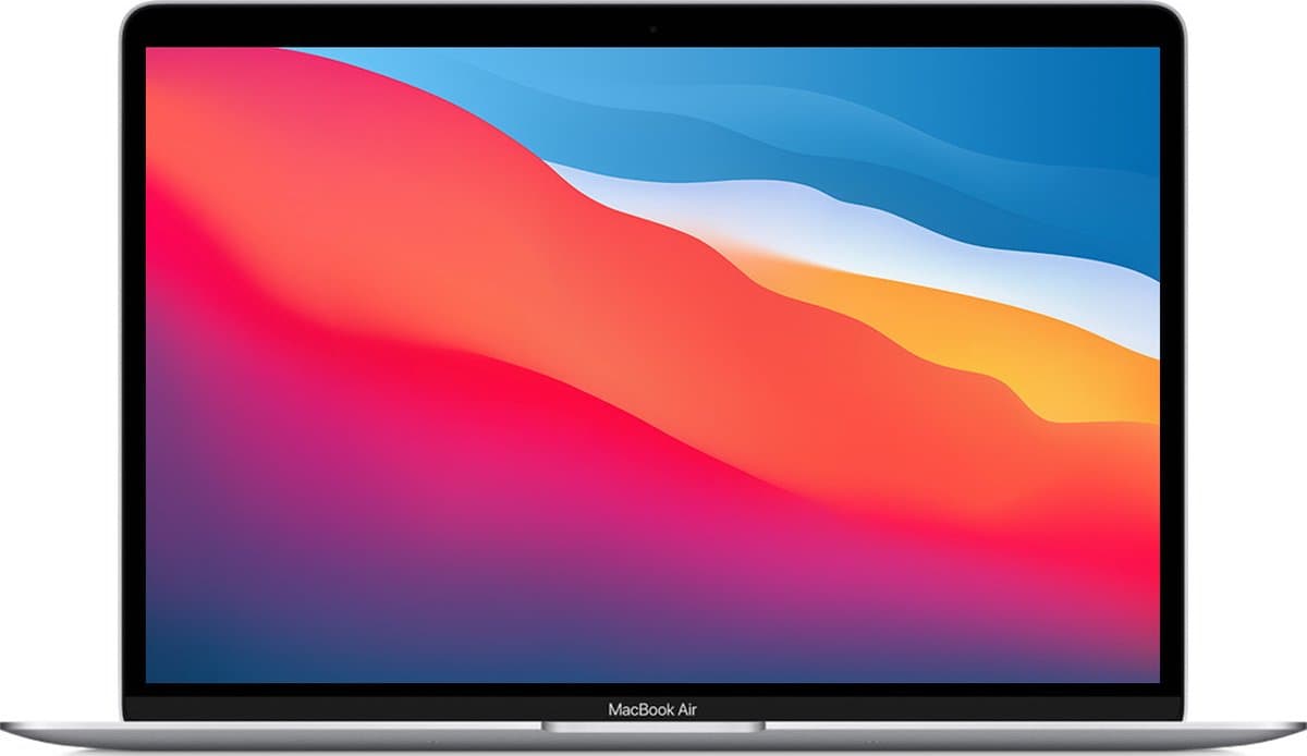 Apple MacBook Air (2020) MGN93N/A - 13.3 inch - Apple M1 - 256 GB - Zilver - QWERTY — afbeelding 1