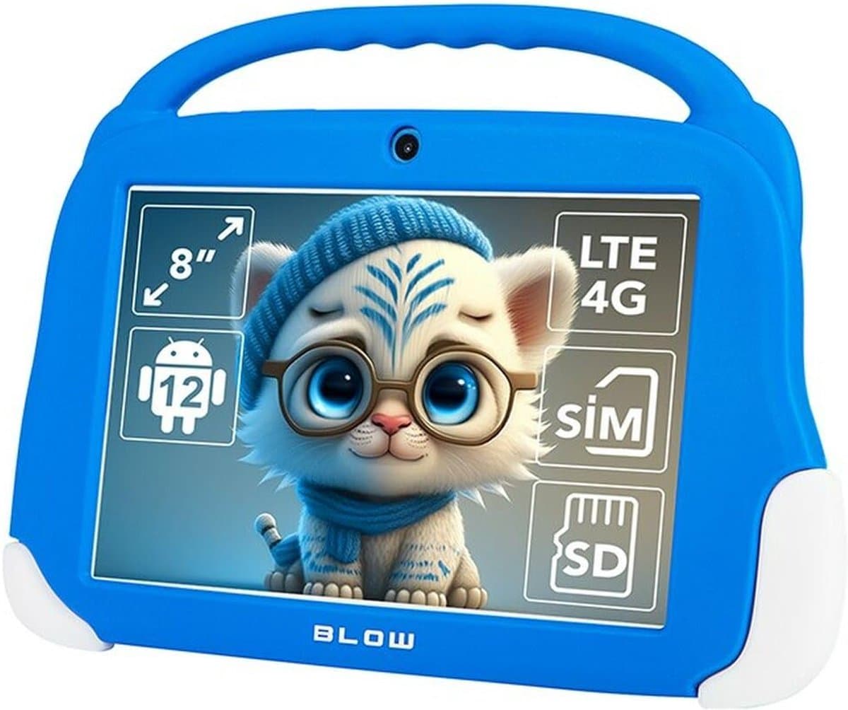 Tablet BLOW KidsTab 8 8' 4/64GB LTE Wi-Fi Niebieski — afbeelding 1
