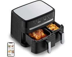 Dubbele Airfryer - Dubbele Mand - Dual Cook - Heteluchtfriteuse