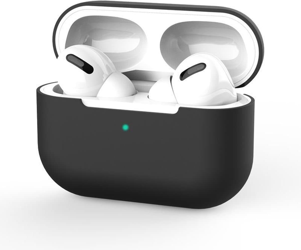 *** Geschikt voor Airpods Pro Siliconen Bescherm Hoes - Airpods Pro Case - Airpods Beschermen - van Heble® *** — afbeelding 1